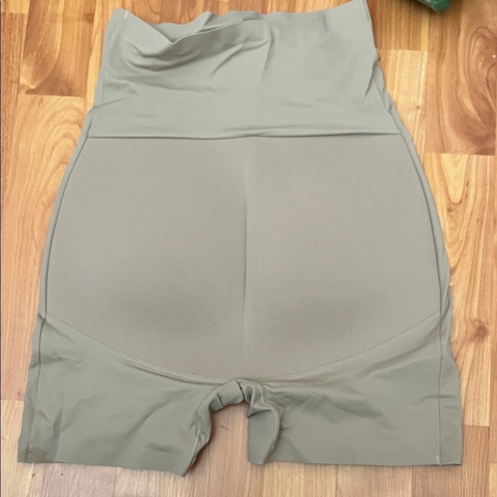 High-Waisted Tan Women's Butt Enhancer Shape-wear Size S